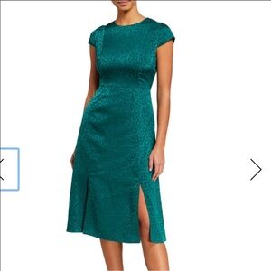 Ted Baker animal printed jacquard dress in Size 1 (US 2-4) No signs of wear.